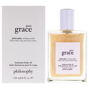 Pure Grace Luminous Body Oil by Philosophy for Women - 4 oz Oil